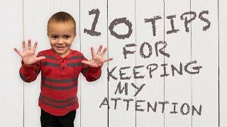 How to teach kids - 10 tips for keeping kids attention