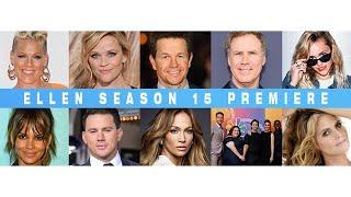 SOMETHING BIG IS COMING! ELLEN'S SEASON 15 PREMIERE SEPTEMBER 5