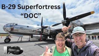 We Visited the B-29 Superfortress "Doc"! History & Tour!