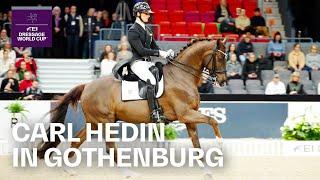 Swedish Dressage Sensation Carl Hedin at the FEI Dressage World Cup™ Gothenburg 2024