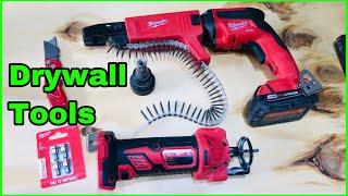 Tools Needed to work Gypsum Board // Drywall Tools