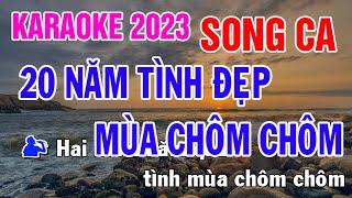 Hai Mươi Năm Tình Đẹp Mùa Chôm Chôm Karaoke Song Ca Nhạc Sống - Phối Mới Dễ Hát - Nhật Nguyễn