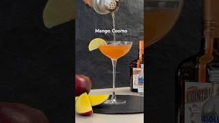 Mango cosmo #short #vodka #mango #cranberry #recipevideo #drink #tropical #cocktail #kokteyl #votka