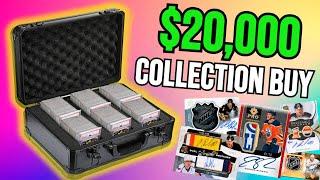 I Spent $20,000 On This Hockey Card Collection at a Sports Card Show!