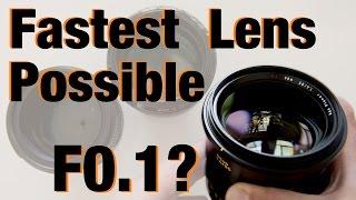 What is the Fastest Lens POSSIBLE?