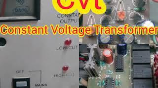 Cvt Constant Voltage Transformer High Low Auto Cut Off Fault Repair Delay Time Relay On Timer #Cvt_C