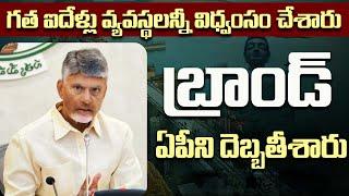 గత ఐదేళ్లు వ్యవస్థలన్నీ విధ్వంసం చేశారు.. బ్రాండ్ ఏపీని దెబ్బతీశారు | CM Chandrababu | CBN Official