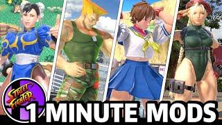 Street Fighter Mods | 1 Minute Mods (Super Smash Bros. Ultimate)