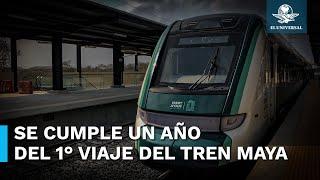 Tren Maya cumple un año y Sheinbaum lo conmemora