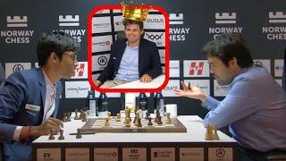 The Moment Magnus BECOMES Norway Chess CHAMPION: Pragg vs Hikaru