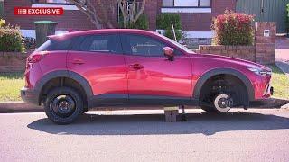 SYDNEY TYRE SLASHER attacks 100s of cars at KINGSGROVE $40,000 DAMAGE      