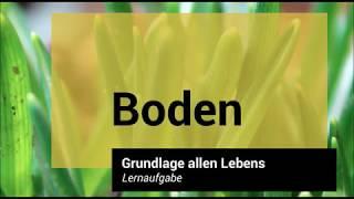 Lernvideo Boden - Einführung