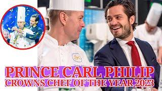 Prince Carl Philip Crowns Chef of the Year 2023