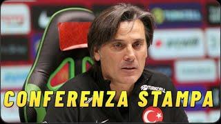 Vincenzo Montella in conferenza stampa.