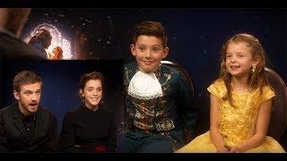 Mini Belle and Mini Beast Meeting Emma Watson and Dan Stevens