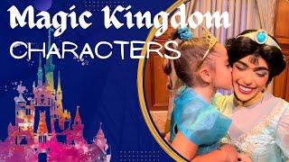 MAGIC KINGDOM CHARACTERS | MEET & GREET Disney Princesses & Other Characters | ZIA CAMILA