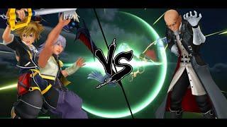 Sora with Cloud moveset vs Final Xehanort [Kingdom Hearts 3]