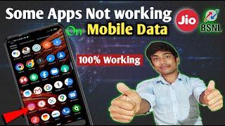 Some Apps Not Working on Mobile Data After Update | Internet not Working in Some Apps | Android |