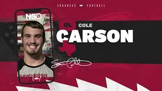 Razorback Football: Cole Carson Highlights