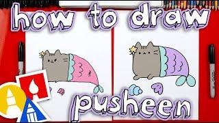 How To Draw Pusheen Mermaid *Giveaway*