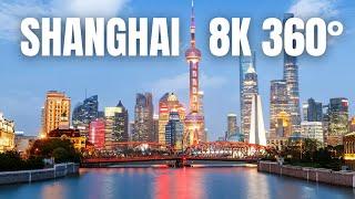 8K VR 360° • Shanghai THE BUND China | Virtual Reality Videos in 360°