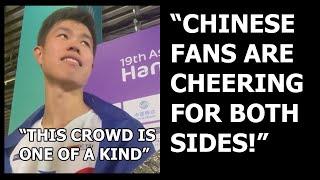 Chinese fans cheer for both sides! say delighted athletes