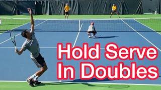 How To Easily Hold Serve In Doubles (Win More Tennis Matches)
