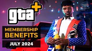 GTA+ Membership Benefits - July 2024
