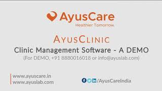 AyusClinic - Clinic Management Software - A DEMO