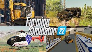 THE BEST MODS THIS WEEK | LIEBHERR A914 | RESCUE HELICOPTER | HOUSE WITH POOL - Farming Simulator 22