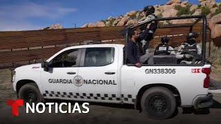 Acompañamos a la Guardia Nacional mexicana a patrullar la frontera con EE.UU. | Noticias Telemundo