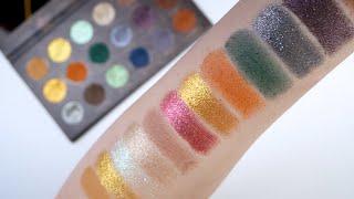 Nomad Cosmetics Haunted Europe Palette Swatches