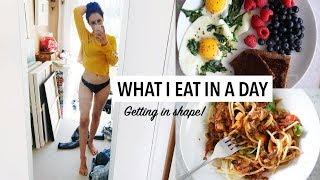 WHAT I EAT IN A DAY - MY NEW DIET 2018! Losing fat, getting LEAN + HEALTHY!