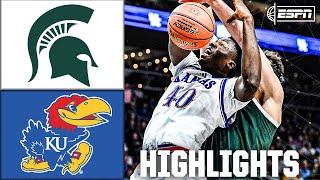 Michigan State Spartans vs. Kansas Jayhawks | Full Game Highlights | ESPN College Basketball