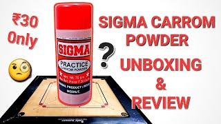 SIGMA CARROM POWDER Unboxing & Review | AkS Carrom.