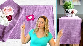 How to Sew a Table Runner for Beginners / Learn to Sew