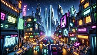 Cyberpunk in minecraft, it’s very beautiful and incredible!