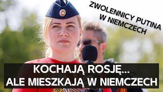 Zwolennicy Putina i jego polityki mieszkający w Niemczech. Putinversteher - "Rozumiejący Putina"