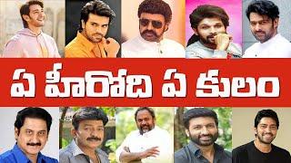 Top 30 Hero's Caste Tollywood | Chiranjeevi, Balakrishna, Prabhas, Jr NTR | Tollywood Stuff