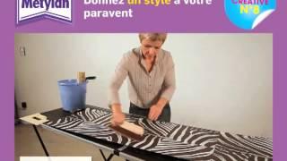 Fabriquer un paravent avec du papier peint