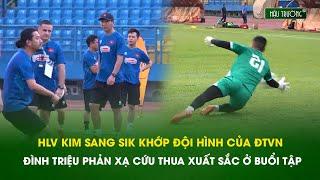 Vietnam National Team Tests Lineup as Dinh Trieu Shines in Goal