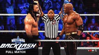 ROMAN REIGNS VS BOBBY LASHLEY FULL MATCH: WRESTLEMANIA