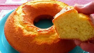 CIAMBELLA ALL'ARANCIA SOFFICISSIMA - FACILE, PRONTA IN POCHI MINUTI E SENZA BURRO - dolce semplice