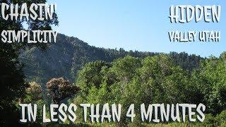 Hidden Valley hike in Ogden Utah in 4 minutes!  ️