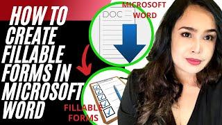 (Updated 2021) How to Create Fillable Forms in Microsoft Word  - QUICK AND EASY