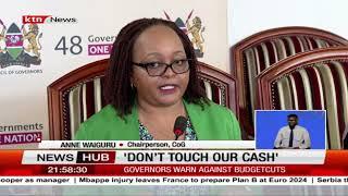 Governors warn against budget cuts, Waiguru says not to reduce counties' funds