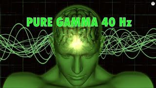 Pure Gamma Waves [40 Hz] For Peak Concentration ‍️  Intense Focus  Problem Solving 