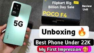 Poco F4 5G Unboxing Indian Unit | Poco F4 5G First Look & My First Impression 