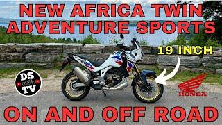 Honda Africa Twin Adventure Sports On and Off Road Test and Review 19 Inch Front Wheel