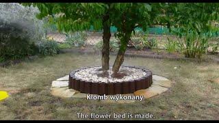  GARDEN DESIGN 98 - Klomb pod drzewem i z polnych kamieni - Flowerbeds - tree ring and field stones